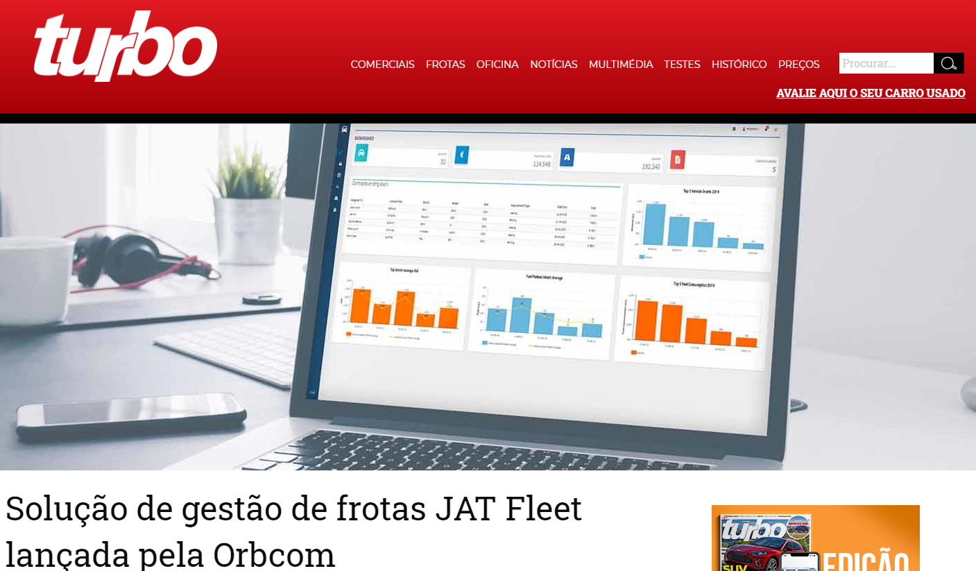 JAT Fleet in Turbo Frotas Magazine