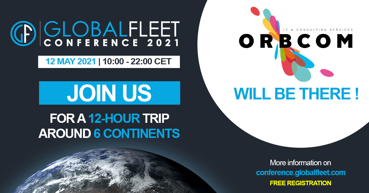 Orbcom is an official sponsor of the Global Fleet Conference 2021