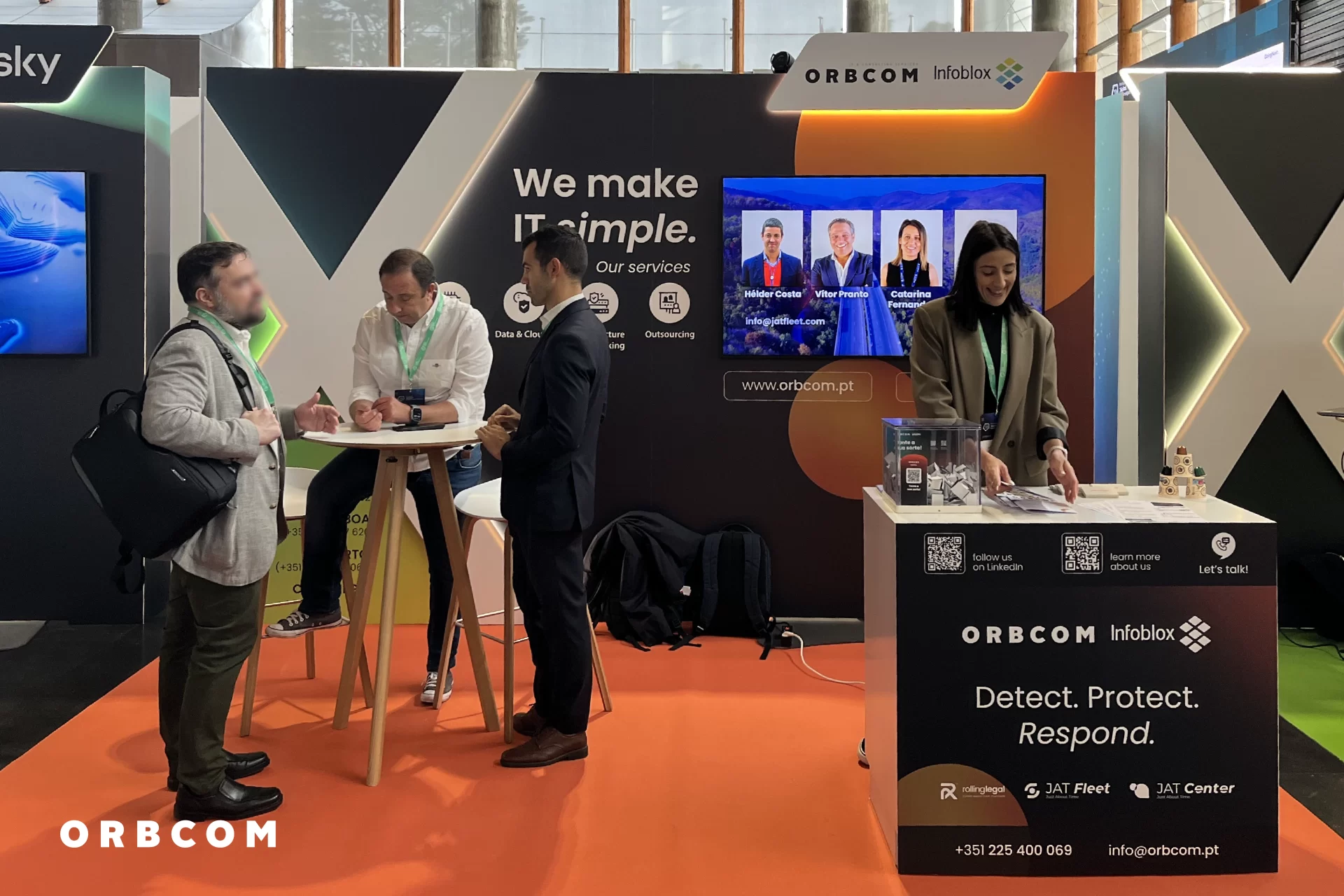 Segurança, sorte e estratégia com a ORBCOM e a Infoblox no Cyber eXperience 2026