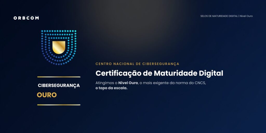 Certificação de Maturidade Digital.